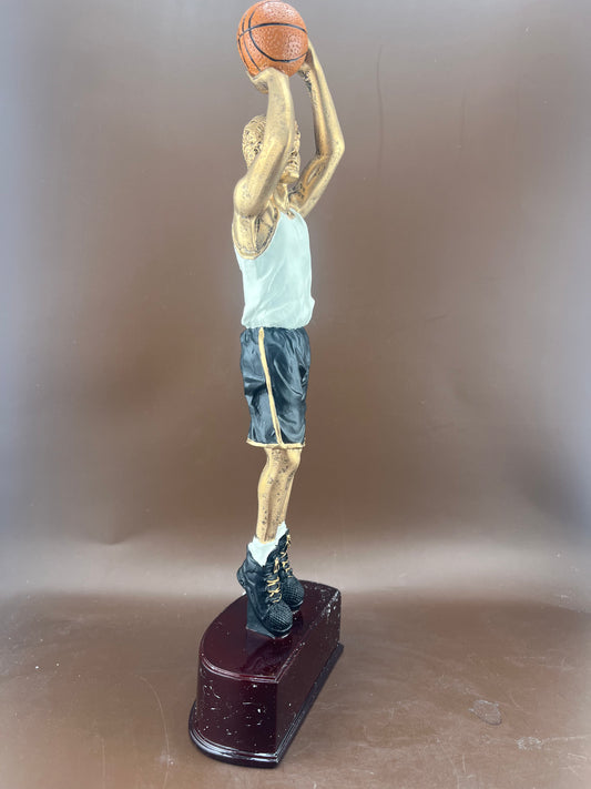 Male Basketball Resin Trophy 11" - view 2