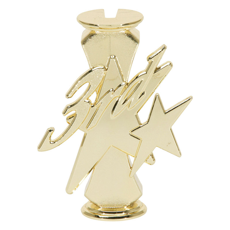3rd Place Riser, Gold - 6"