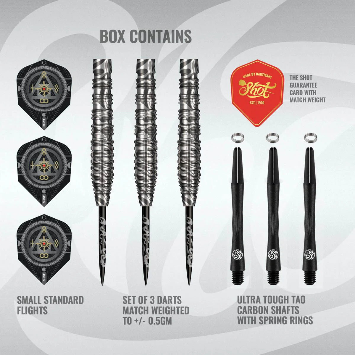Alchemy Runstel Steel Tip Shot Darts
