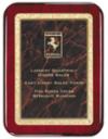 Rosewood Plaque with Solid Brass Engraving Plate