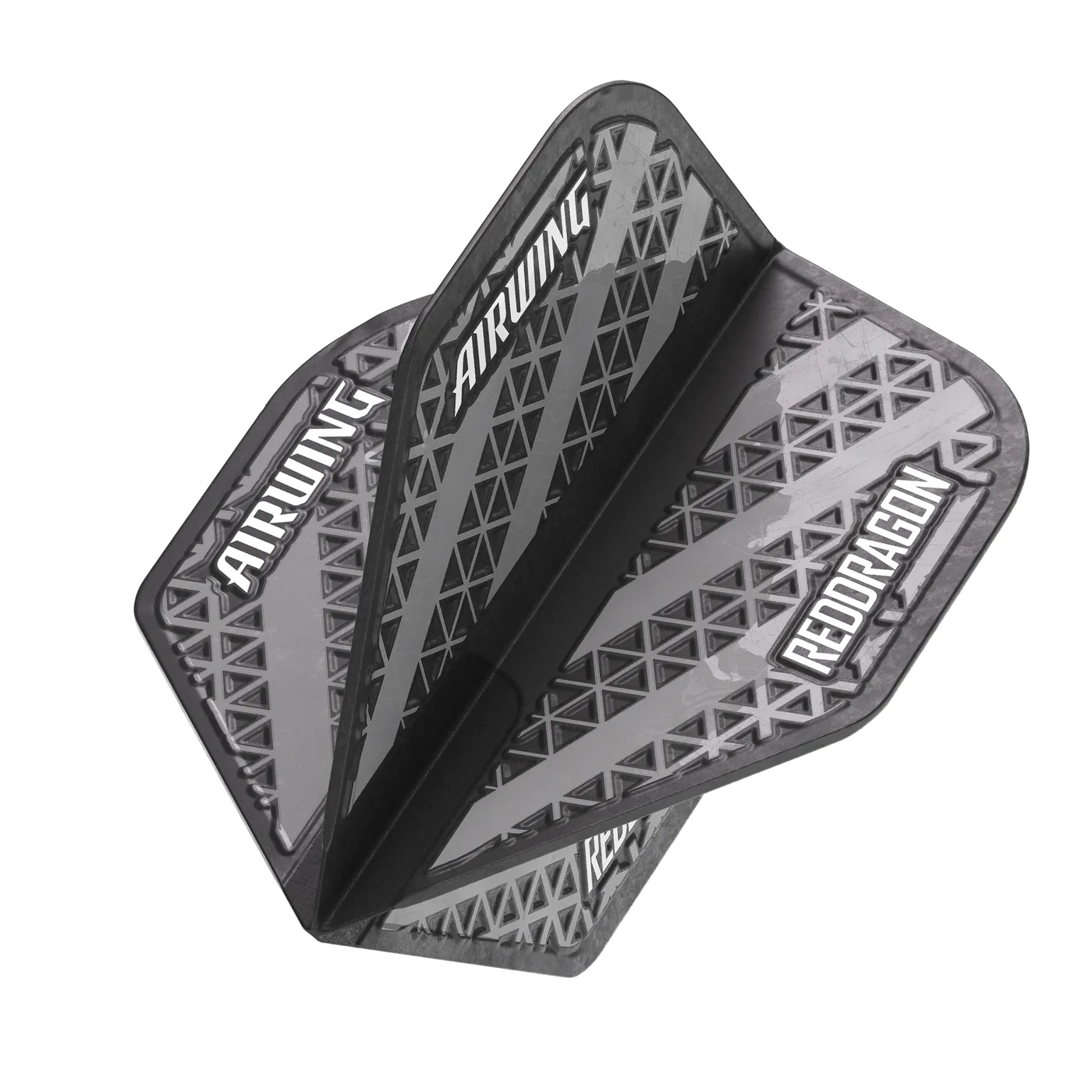 Black and Grey Airwing Molded Dart Flights