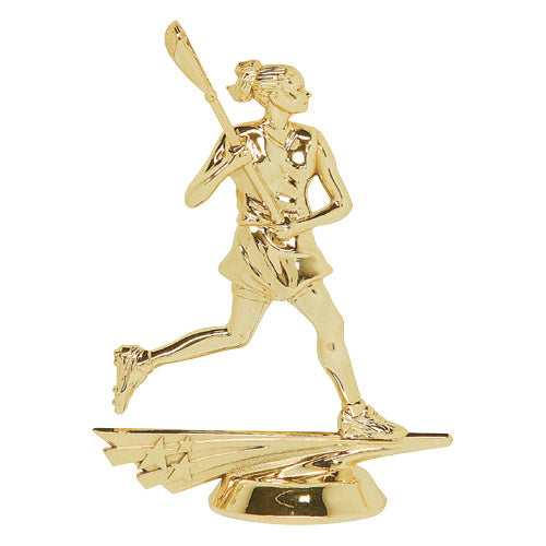 All Star Figure, Lacrosse, Female, Gold - 5"