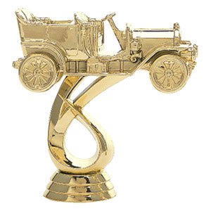 Antique Car Figure, Gold - 3 3/4" Trophy Figure