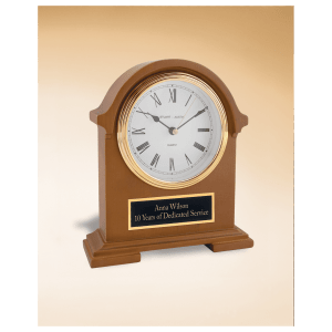 Napolean Clock,Traditional Style, Deep Hand Rubbed Mahogany Finish with Black Plate