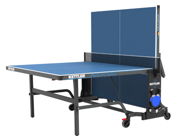 Berlin Pro Outdoor Table Tennis Table 4-Player Bundle