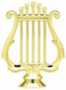 Music Lyre 4.25" Trophy Figure