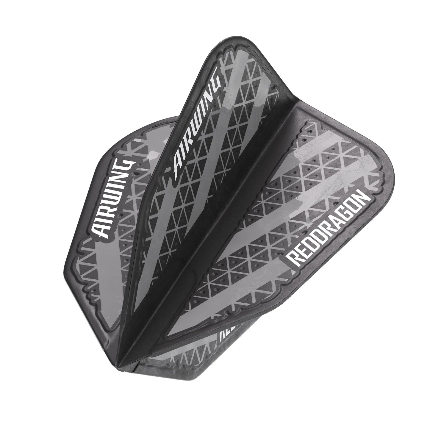 Black and Grey Airwing Molded V-Standard Dart Flights