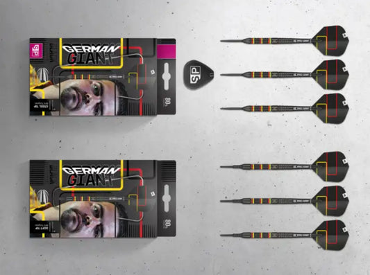 Gabriel Clemens German Giant SP Black Steel Tip Darts - view 2
