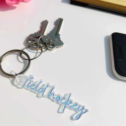 Field Hockey Acrylic Keychain - view 2