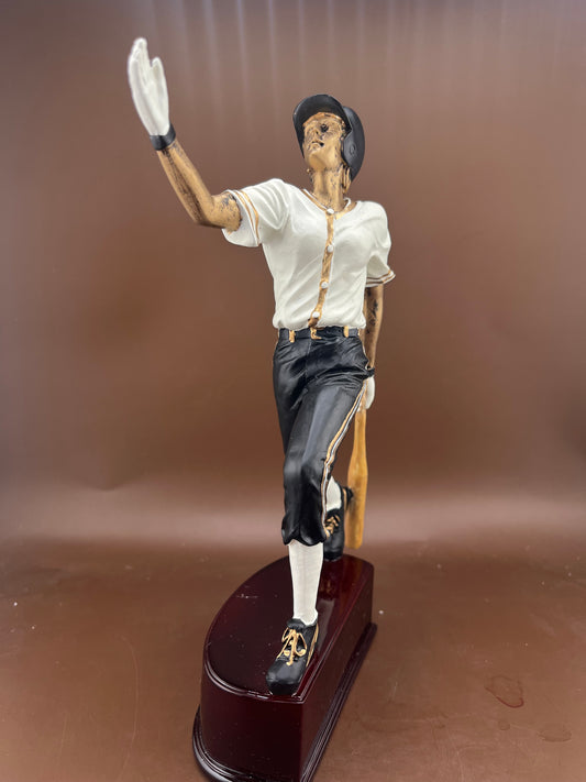 Softball Player at Bat 8" Resin Trophy - view 2