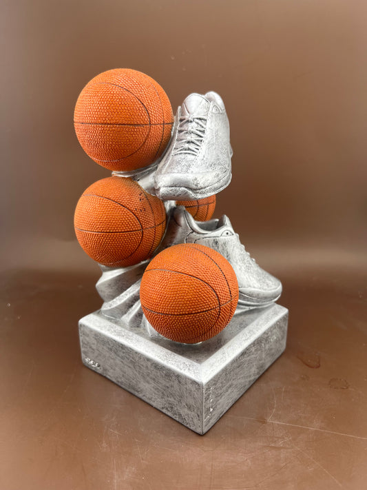 Basketball Sports Bank Resin Trophy - view 2