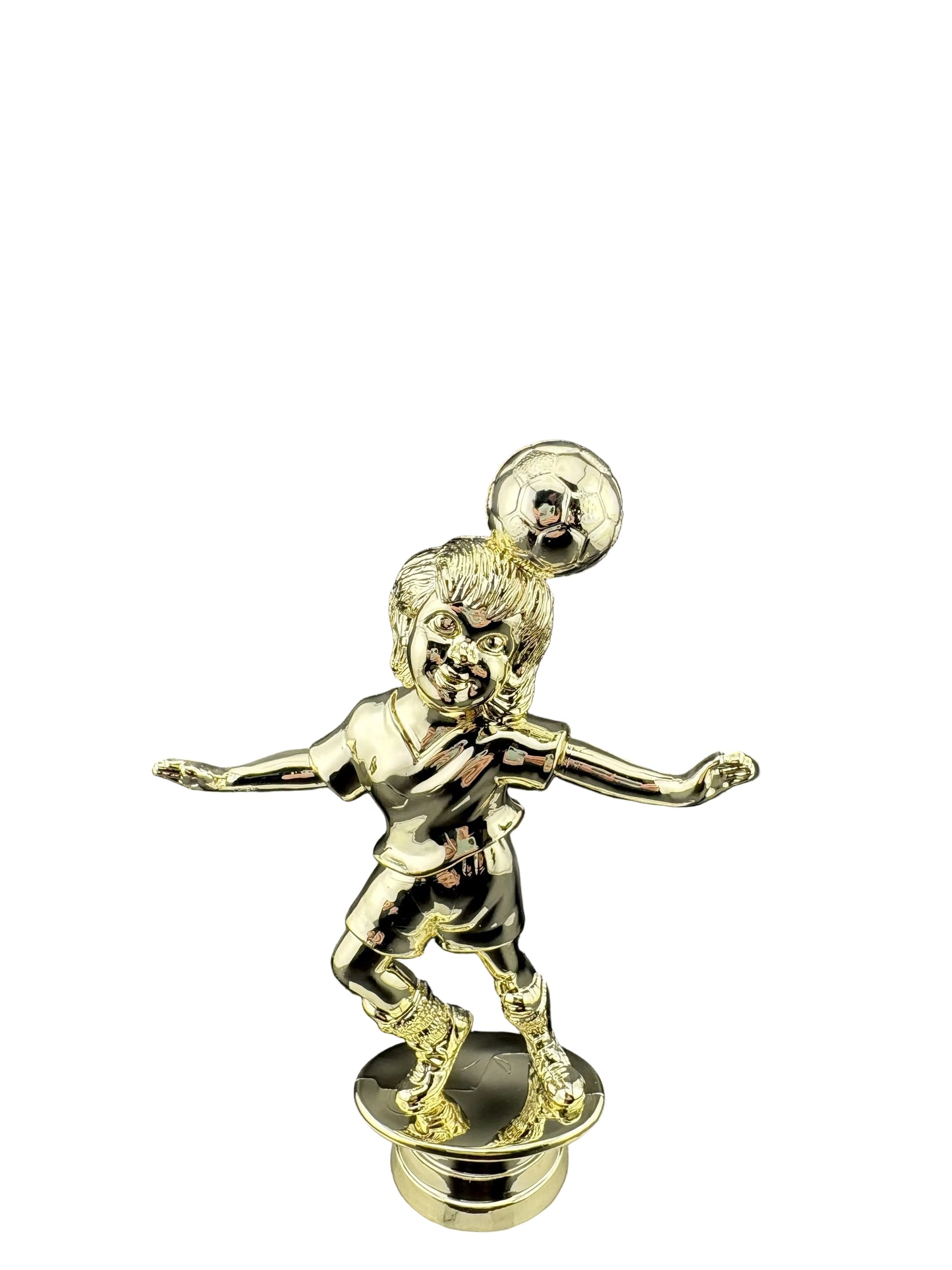 Gold Girl Soccer Trophy 5 ½”