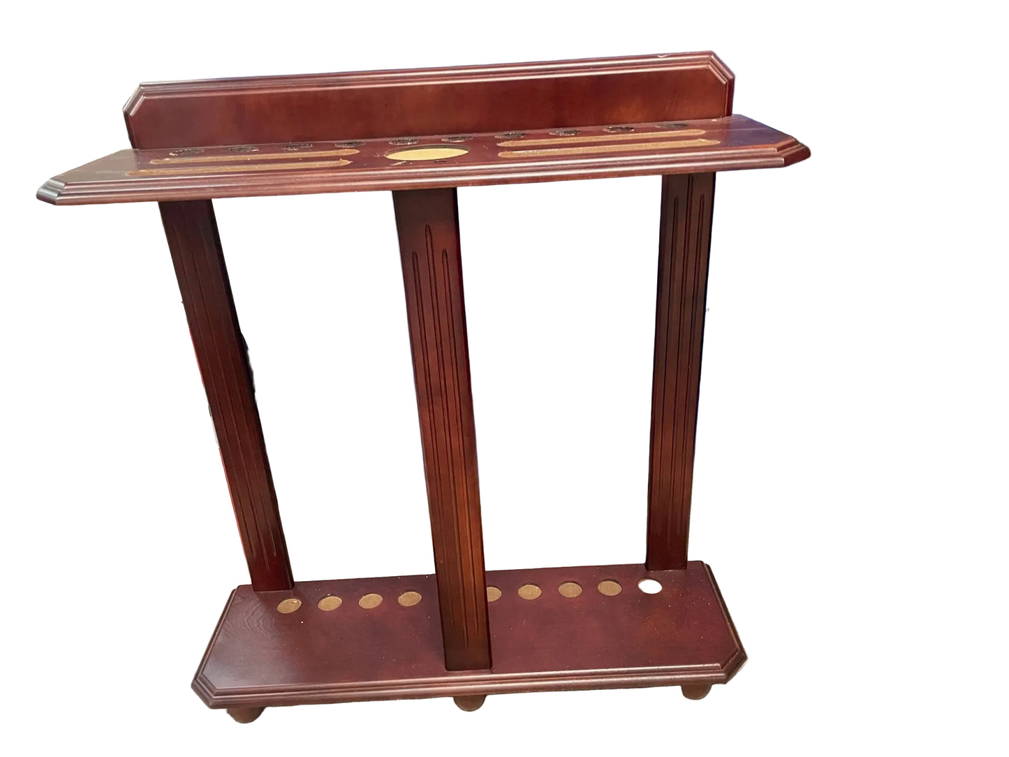 pre owned floor 10 cue rack