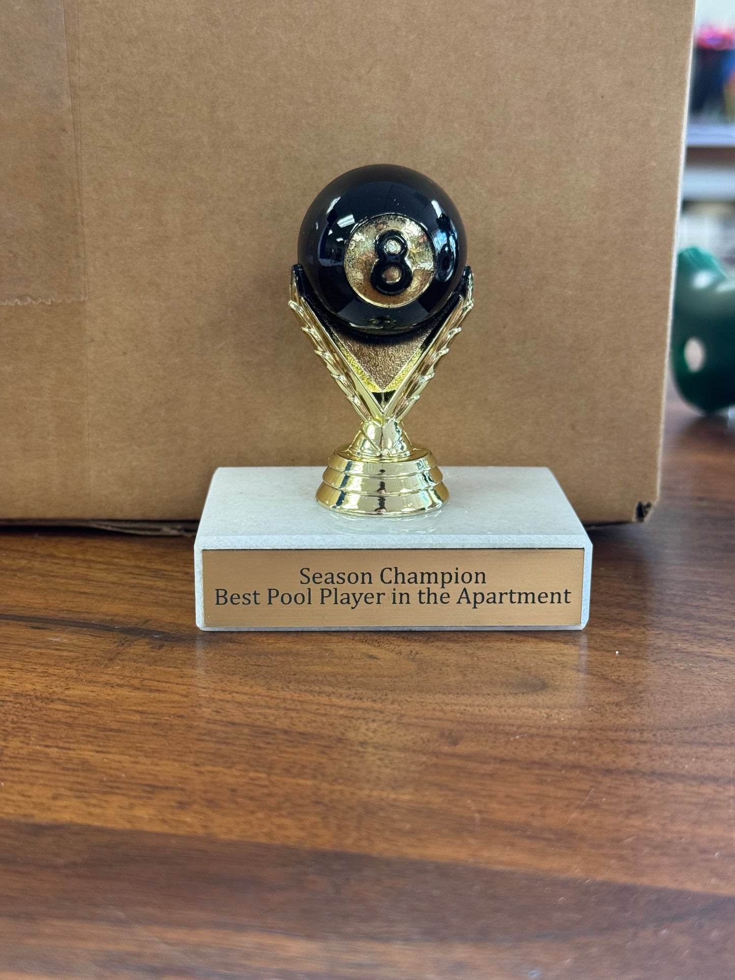 8-Ball Trophy Figure 2 ½” - view 2