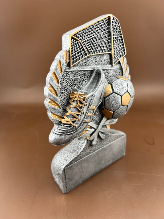 Soccer Silver and Gold 5" Resin Trophy - view 2