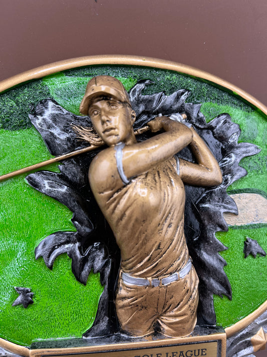 Motion Golf Oval Resin Plate - view 2