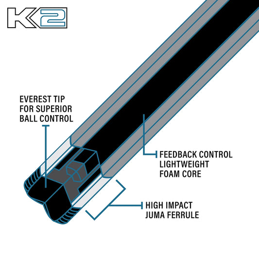 K2 Matte Smoke Cue - view 13