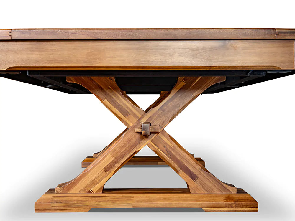 Presidential 8' Kennedy Billiard Table - Natural Acacia Finish