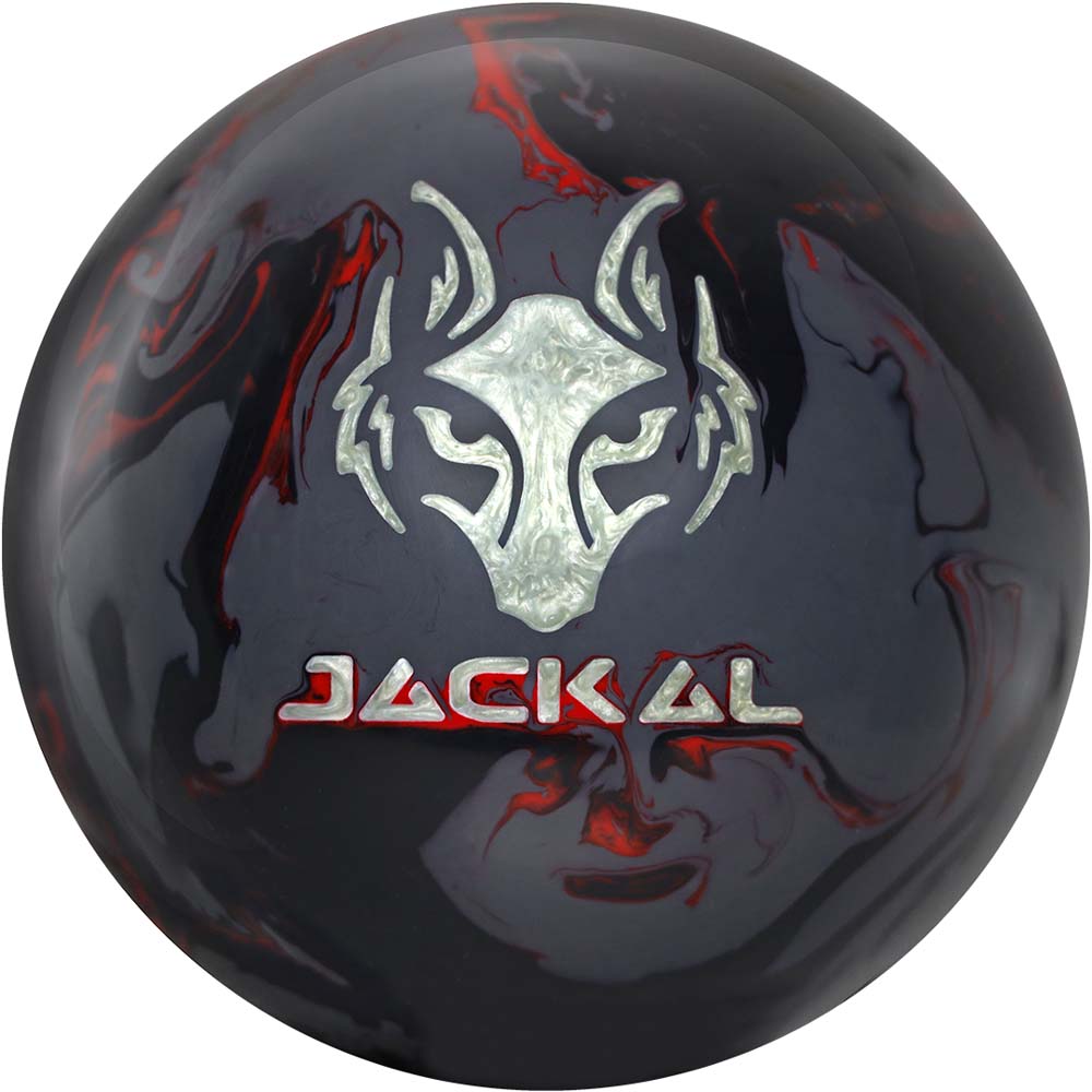 Motiv Jackal Onyx Solid Black/Gray/Red Bowling Ball