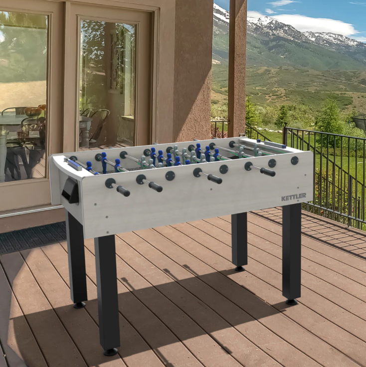 kettler indoor outdoor KETTLER Milano Outdoor Foosball Table – C.P.Dean Company