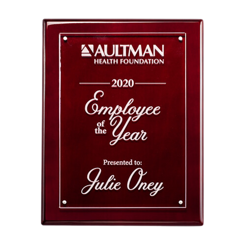 High Gloss Plaque with Acrylic Engraving Plate