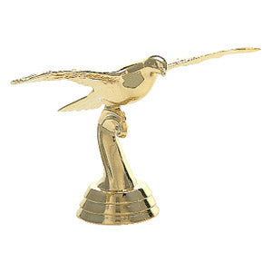 Pigeon in Flight Figure, Gold - 2 3/4"