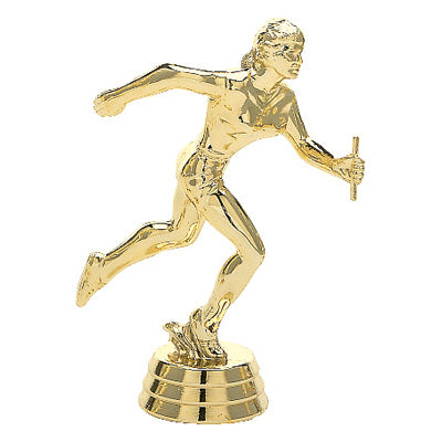 Relay Figure, Female, Gold - 5 1/4"