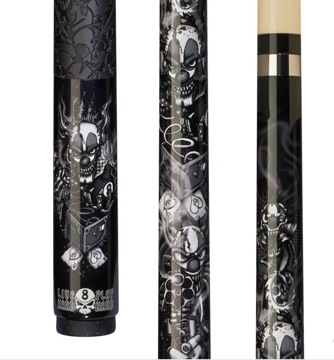 Players Demented Clowns Sport Grip Cue