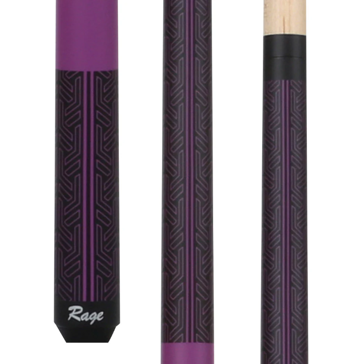 Rage Pattern Print Matte Wrapless Cue - view 3