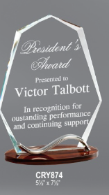 Optical Crystal Summit with Wood Award - view 2