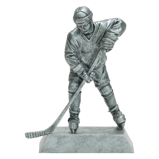 Silver Hockey Resin Trophy 8" - view 2