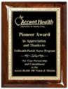 High Gloss Genuine Walnut Piano Finish Plaque