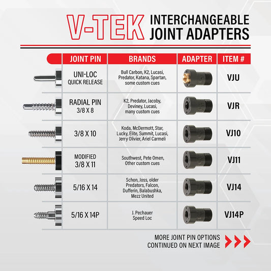 V-Tek Bull Carbon Joint Adapters