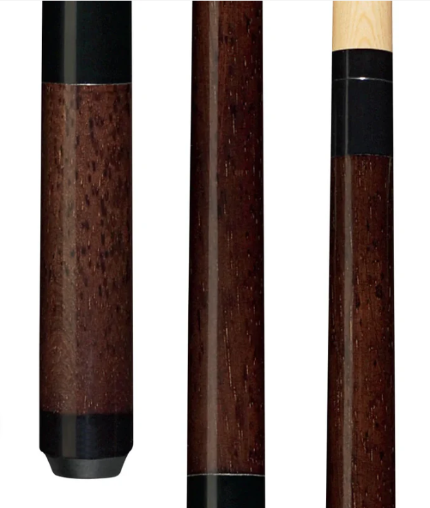 Players Energy Dark Walnut Stain w/Black Simulated Wrap Cue Stick