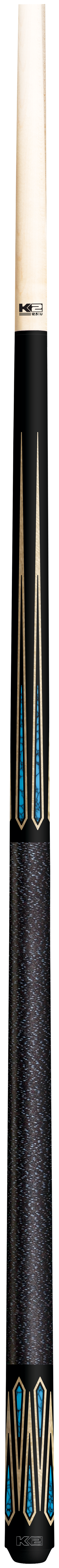K2 6 Point Black with Turquoise Inlays - view 2