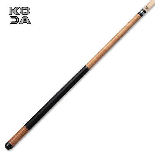 KODA Curly Maple Cue Stick with Irish Linen Wrap and Maple Shaft - view 2