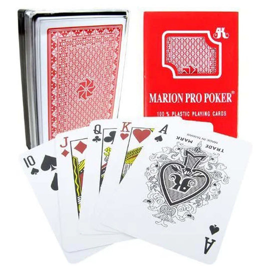 Marion Pro 100% Plastic Regular Poker Size Cards