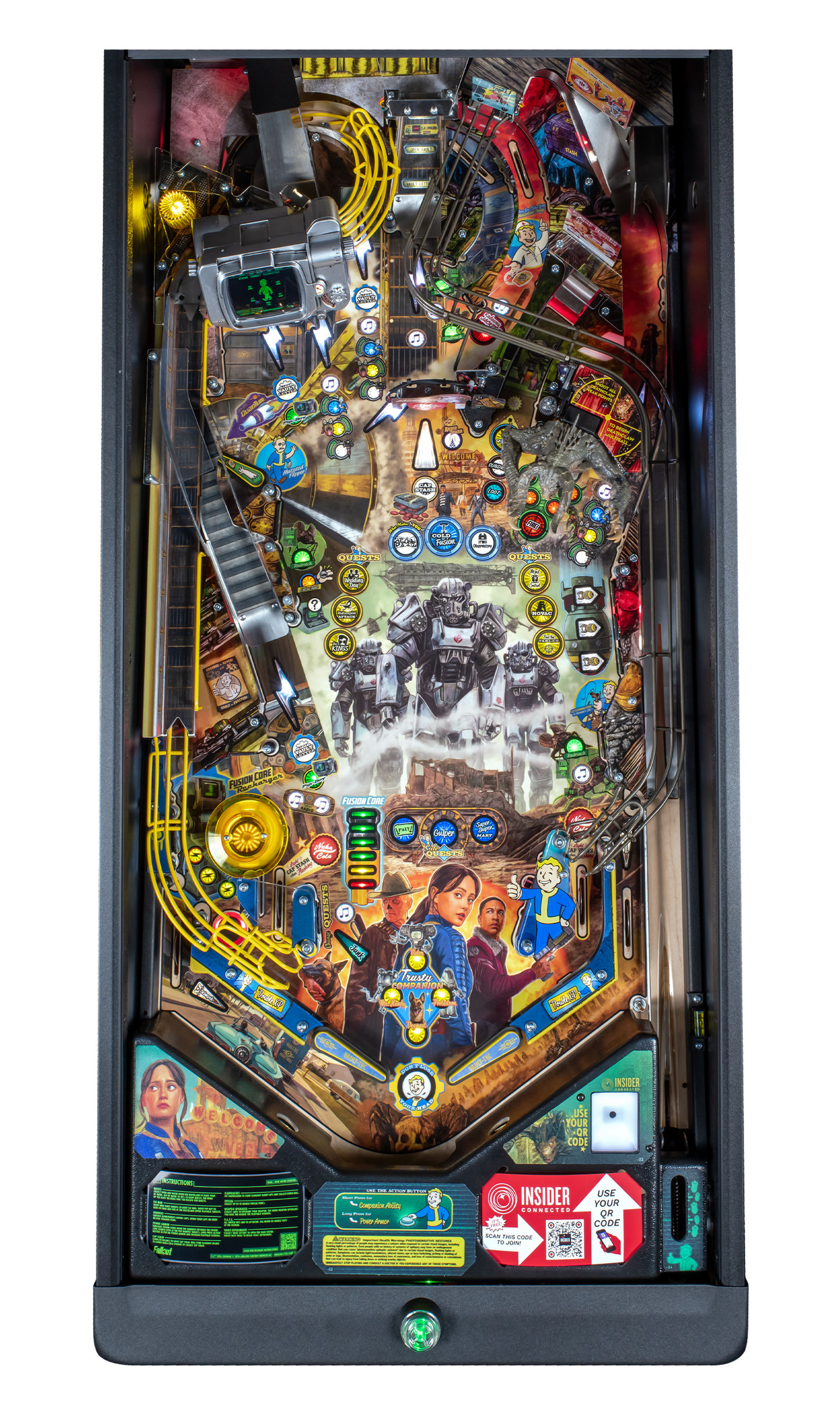 Stern Fallout Pro Pinball Machine