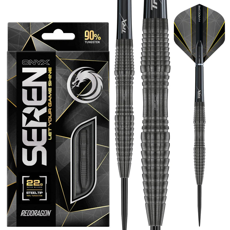 Red Dragon Seren 3 Onyx Steel Tip Darts