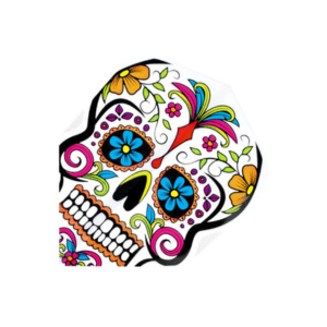 Harrows Flights Colored Skull