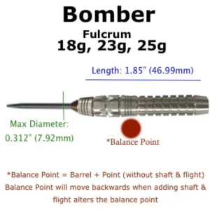 Voks Bomber Fulcrum Steel Tip Darts - view 2
