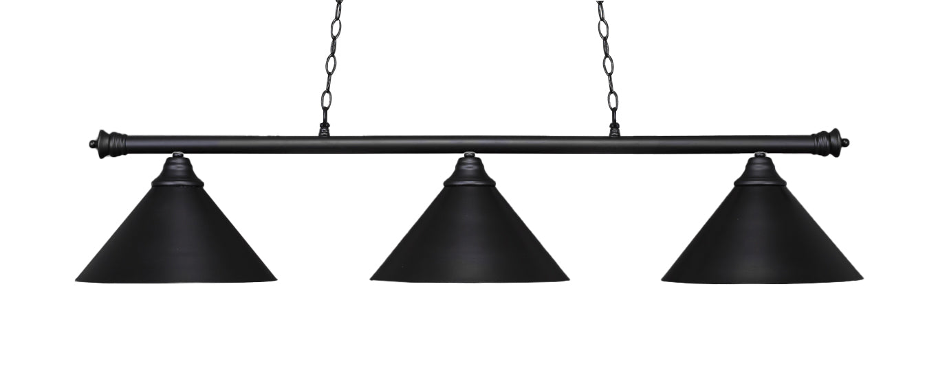 Oxford 3 Light Bar Matte Black