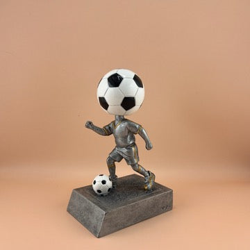 Soccer Resin Bobblehead - view 3