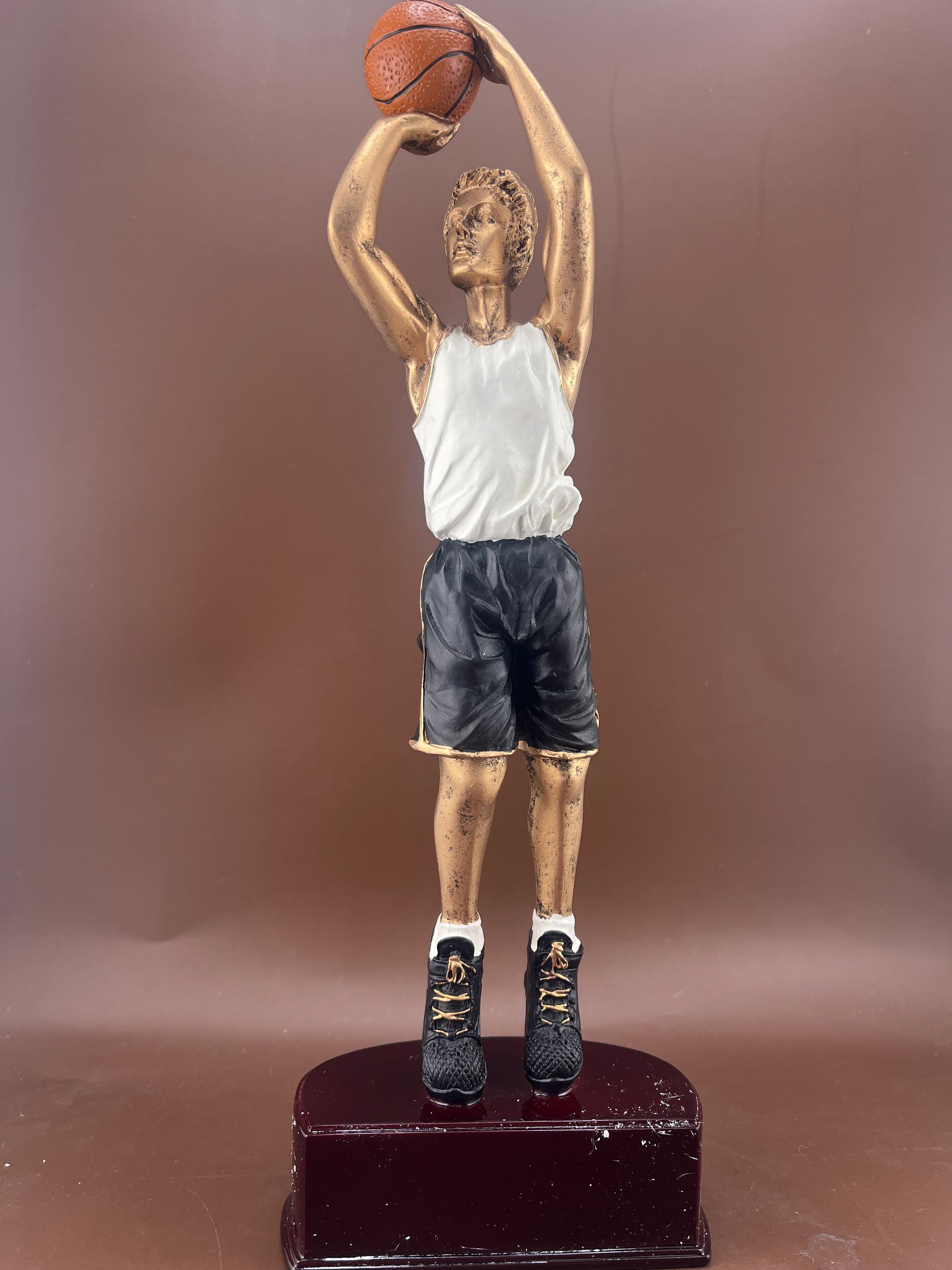 Male Basketball Resin Trophy 11" - view 3
