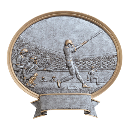 Baseball Oval Legend Resin 6.5" x 6"