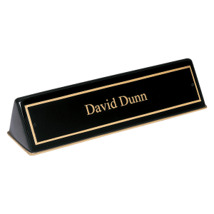 Desk Wedge with Black Plate