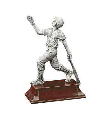 Baseball Player at Bat Resin Trophy 8"