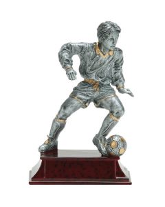 Male Soccer Player 8" Resin Trophy