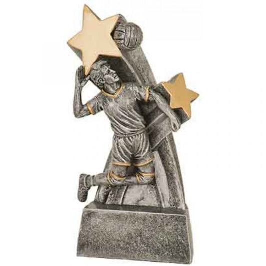 Male Volleyball Superstar 6" Resin Trophy