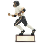 Color Resin Football Player Trophy 8"